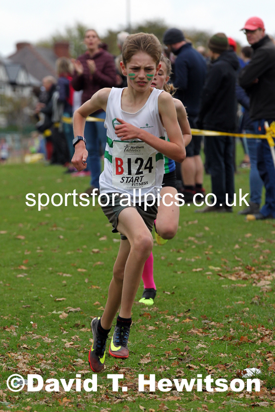 Boys under-15s Northern Cross Country Relays, Graves Park, Sheffield. Photo: David T. Hewitson/Sports for All Pics